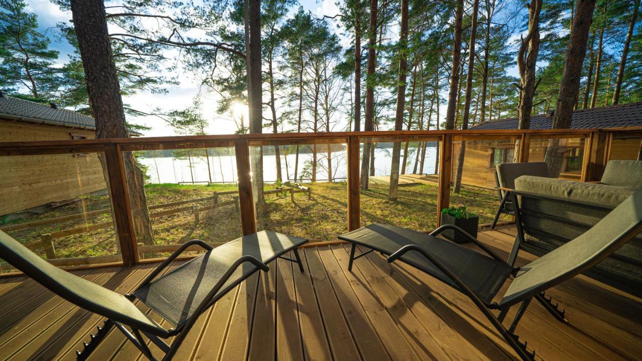 Sloneczny Domek Borsk Nr 2 I 15 - Nad Samym Jeziorem W Pierwszej Linii Экстерьер фото