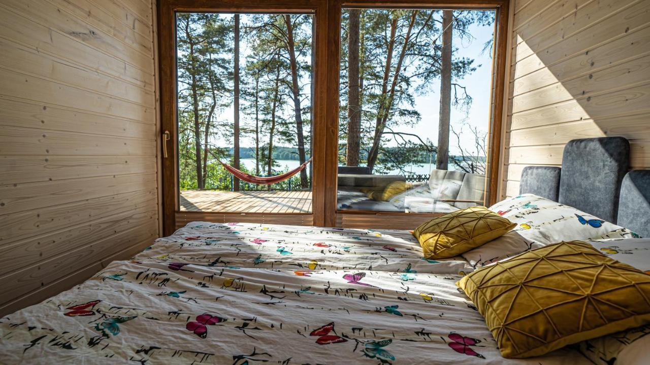 Sloneczny Domek Borsk Nr 2 I 15 - Nad Samym Jeziorem W Pierwszej Linii Экстерьер фото