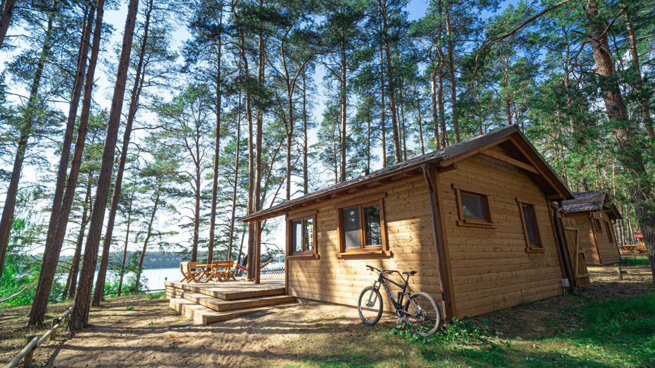 Sloneczny Domek Borsk Nr 2 I 15 - Nad Samym Jeziorem W Pierwszej Linii Экстерьер фото