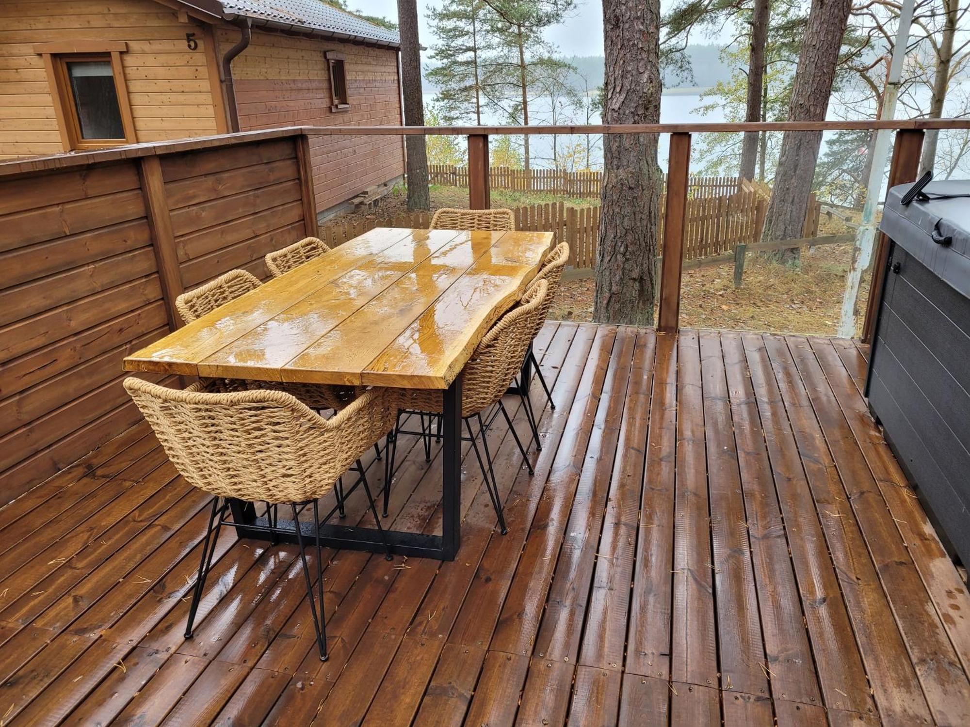 Sloneczny Domek Borsk Nr 2 I 15 - Nad Samym Jeziorem W Pierwszej Linii Экстерьер фото